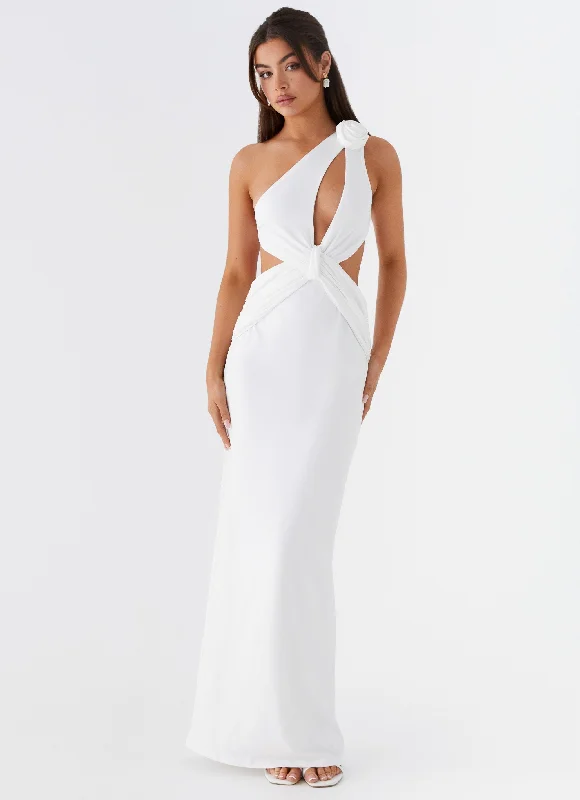 Exclusive Savings Event Lovesome Rosa Maxi Dress - White