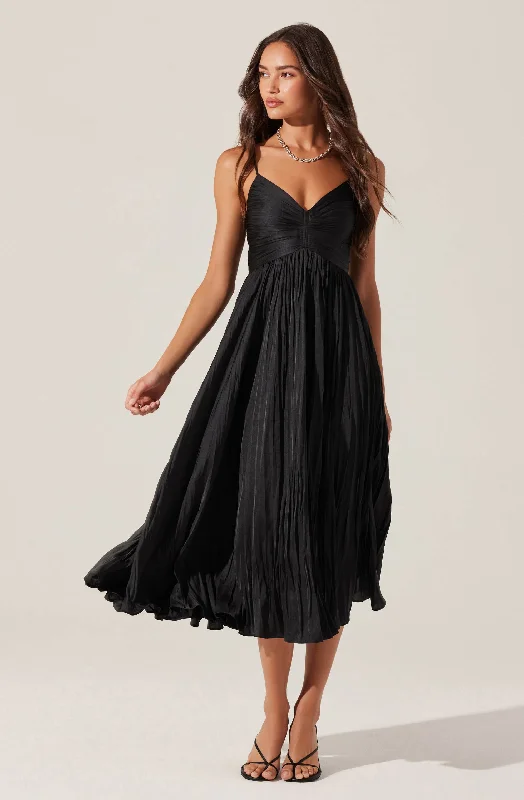 Limited Edition Maeve Pleated Midi Dress