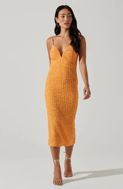 Weekend Top Offers Signy Textured Midi Dress