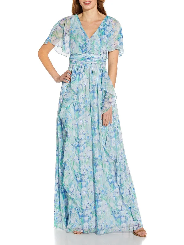 Weekend Bargain Deals Womens Chiffon Long Evening Dress