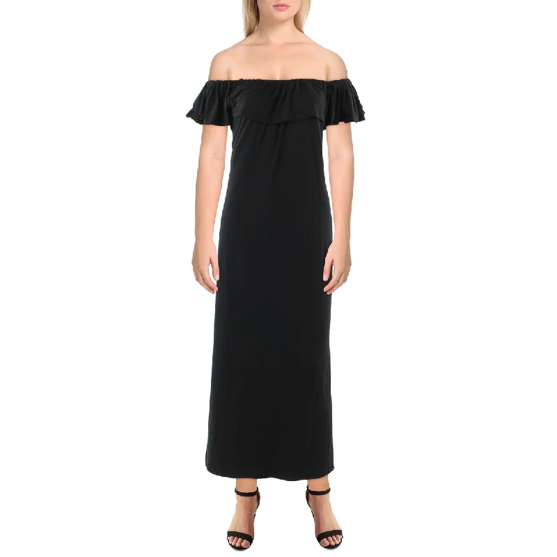 Super Price Drop 24seven Comfort Apparel Womens Plus Drapey Long Maxi Dress