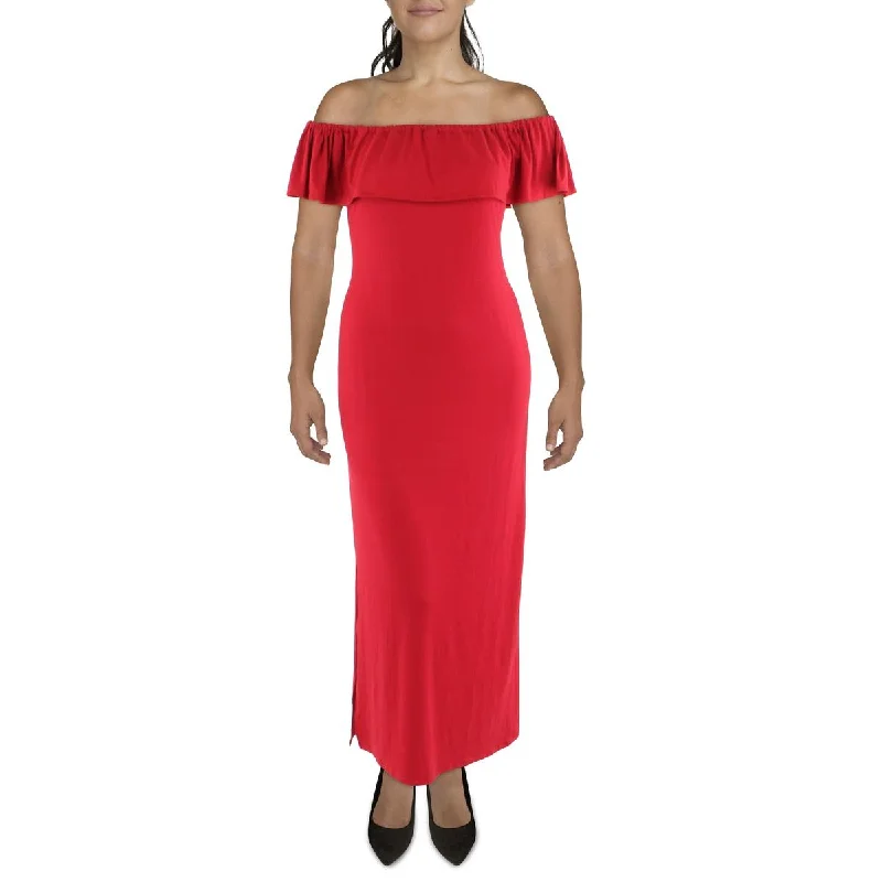 Weekend Massive Discounts 24seven Comfort Apparel Womens Plus Jersey Long Maxi Dress