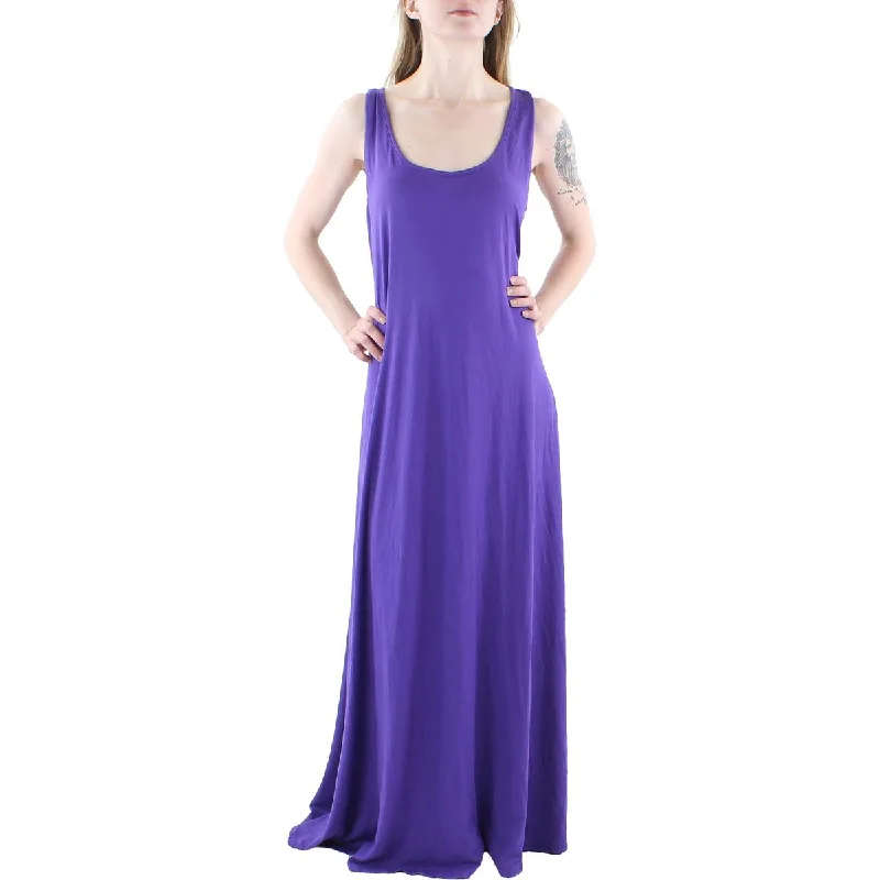 Weekend Bargain Time 24seven Comfort Apparel Womens Plus Scoop Neck Long Maxi Dress