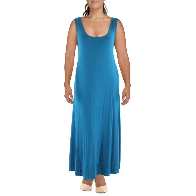 Time-Sensitive Offer 24seven Comfort Apparel Womens Plus Sleeveless Long Maxi Dress