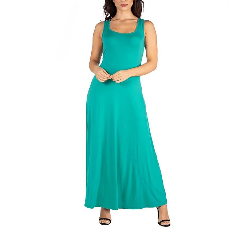 Weekend Exclusive Discounts 24seven Comfort Apparel Womens Sleeveless Long Maxi Dress Weekend Exclusive Discounts 24seven Comfort Apparel Womens Sleeveless Long Maxi Dress