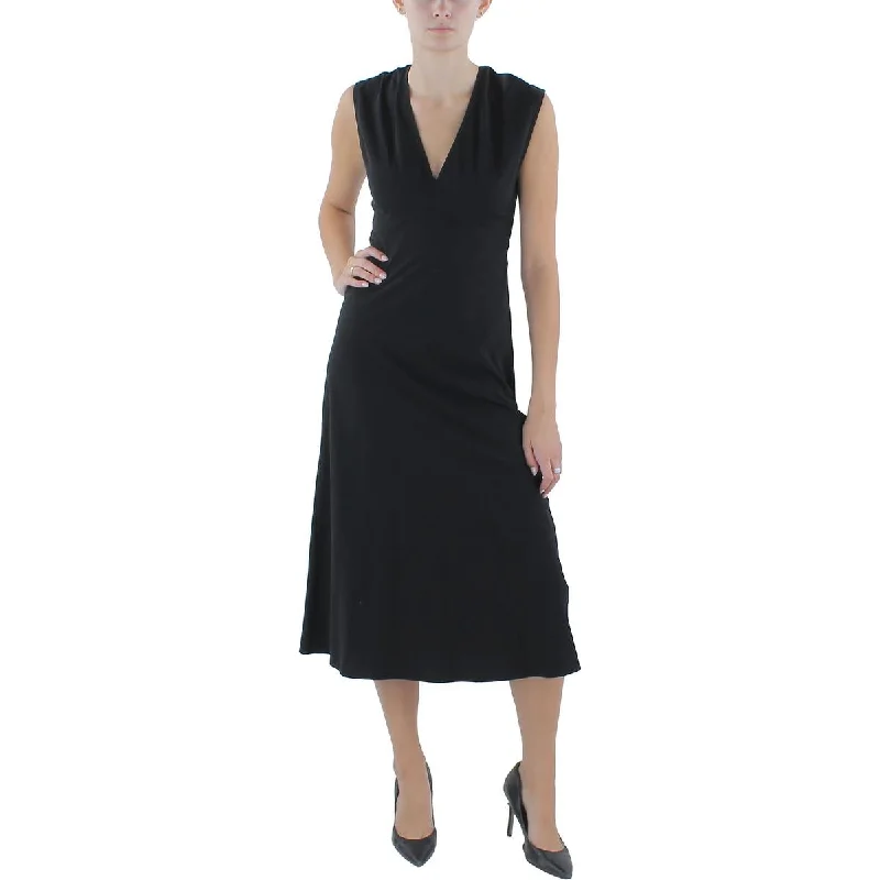 Weekend Only Steals A.L.C. Womens Amelie Open Back Lace-Up Midi Dress