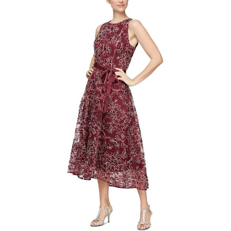Weekend Discount Rush Alex & Eve Womens Embroidered Hi-Low Cocktail and Party Dress