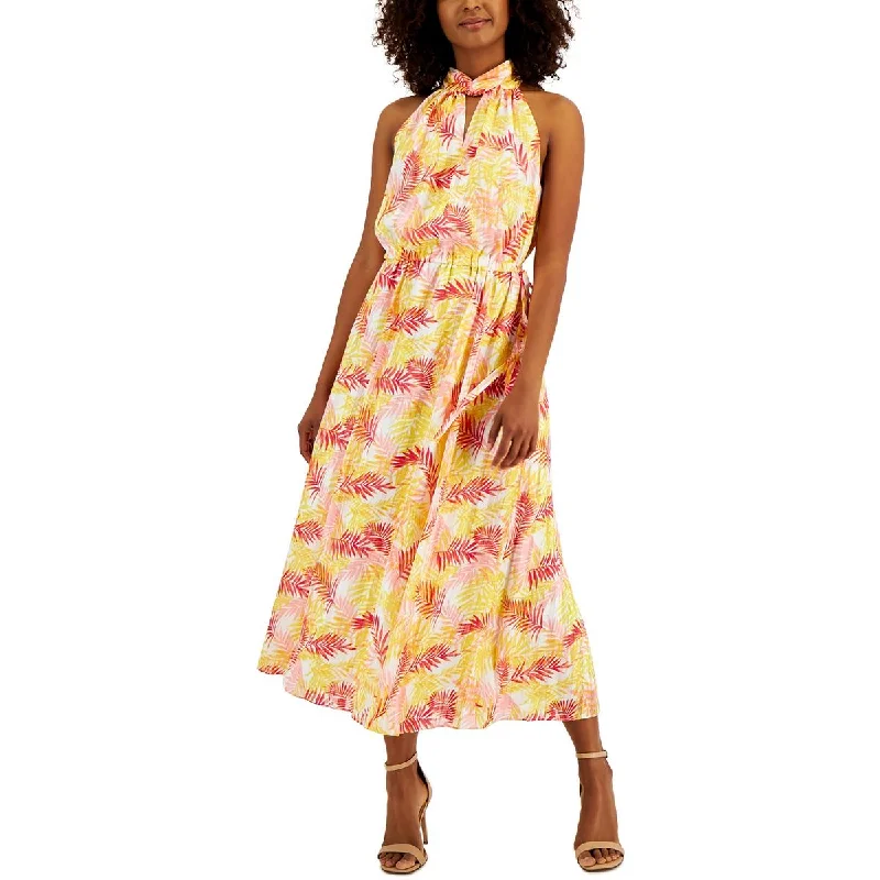 Exclusive Savings Anne Klein Womens Pinstripe Long Maxi Dress