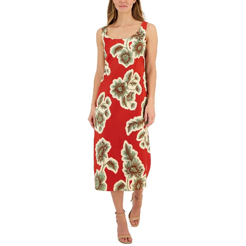 Exclusive Online Offers Anne Klein Womens Satin Long Maxi Dress