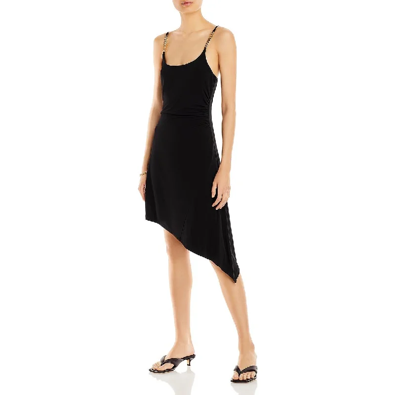 Weekend Bargain Deals Aqua Womens Chain Mid Calf Cocktail and Party Dress