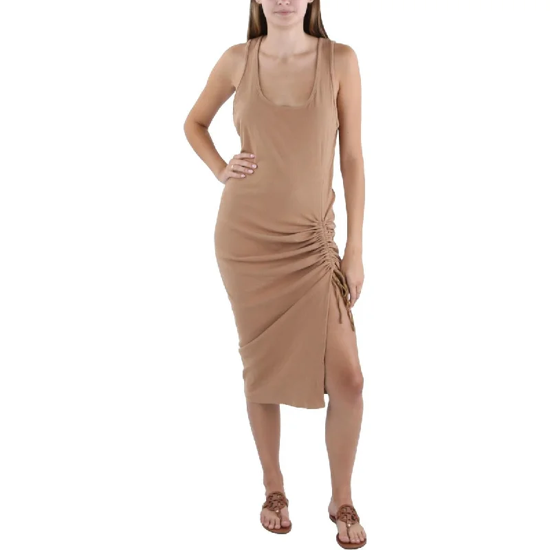 Weekend Massive Discounts Aqua Womens Perla Side Slit Long Maxi Dress