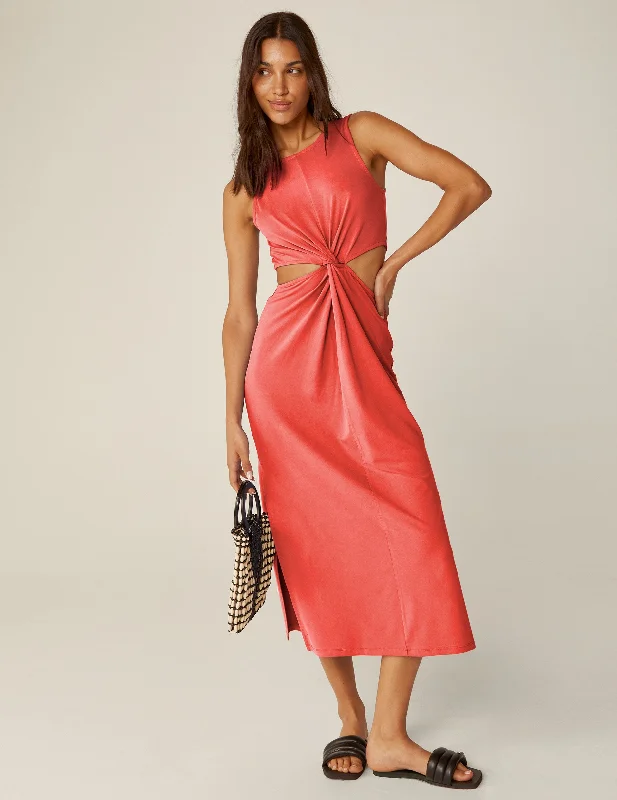 Exclusive Offer Around The World Front Twist Dress