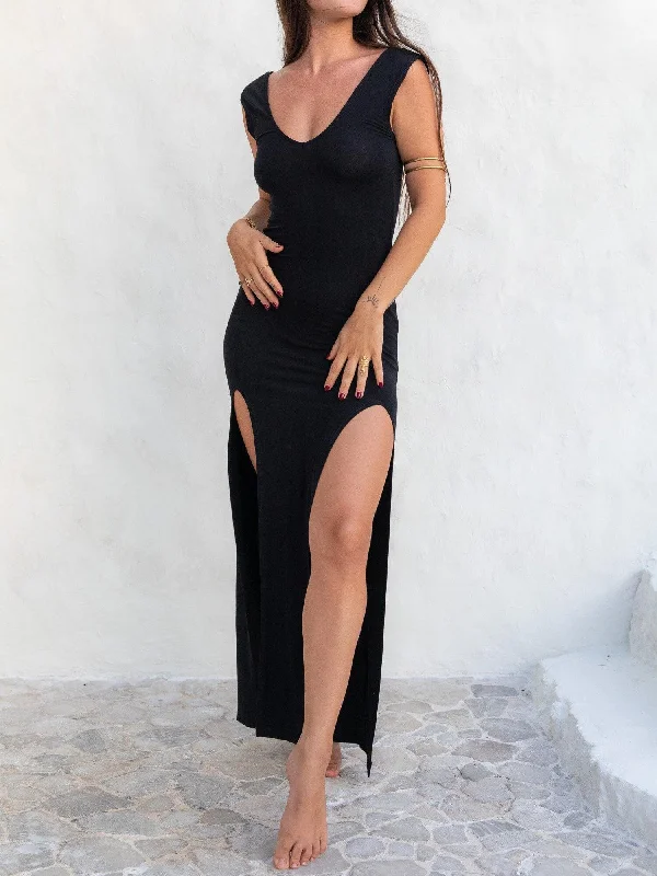 Shop & Save Now Athena Dress - Black Onyx