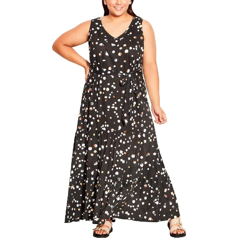 Shop More, Save More Avenue Womens Plus Annie Sleeveless Long Maxi Dress