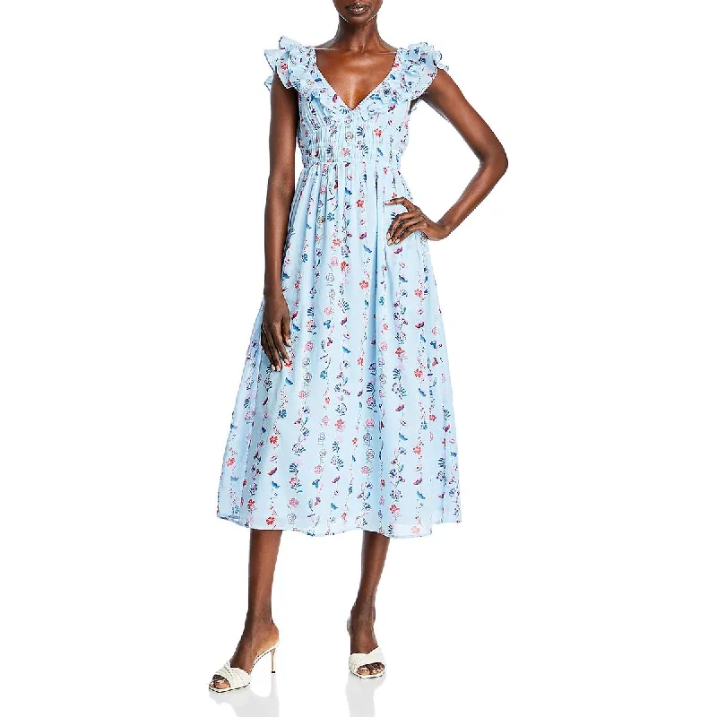 End-of-Season Sale Banjanan Womens Maya Ruffled Long Sundress
