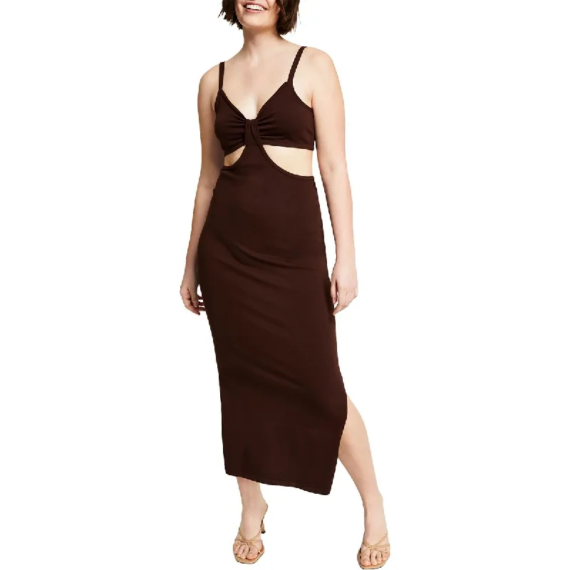 Time-Sensitive Offer Bar III Womens Open- Cut Tank Two Piece Dress
