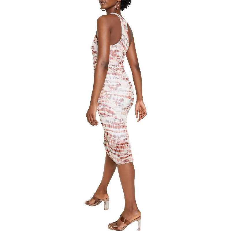 Mega Sale Bar III Womens Ruched Long Cocktail and Party Dress