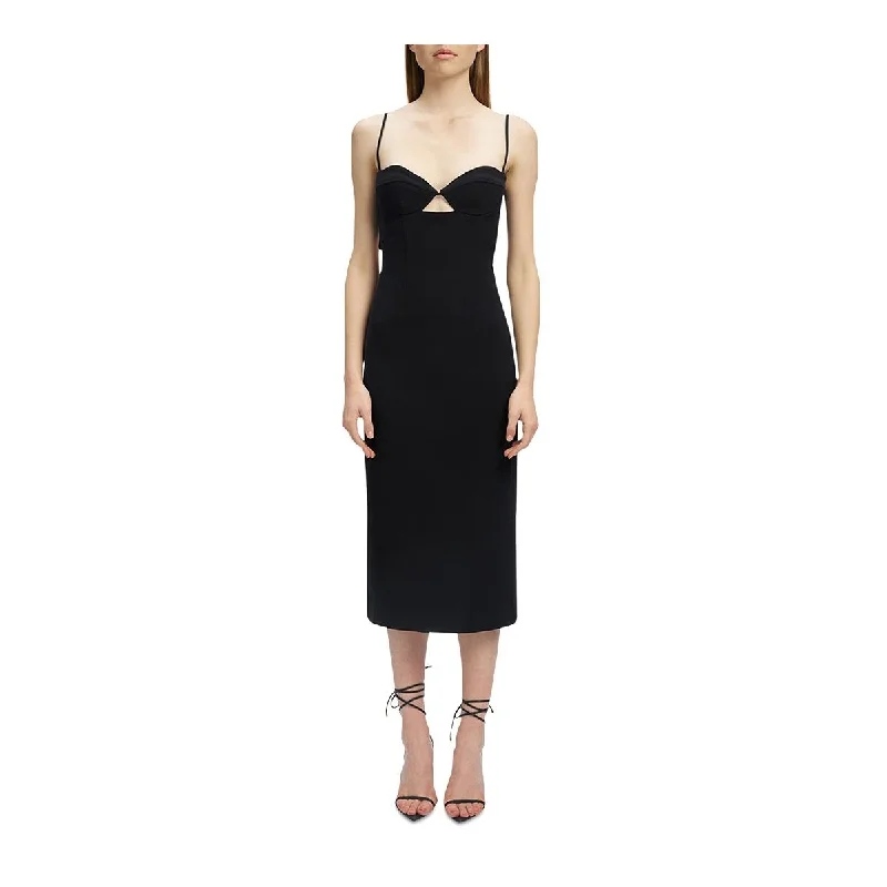 Extra Discount Bardot Womens Vienna Open Back Cut-Out Cocktail And Party Dress