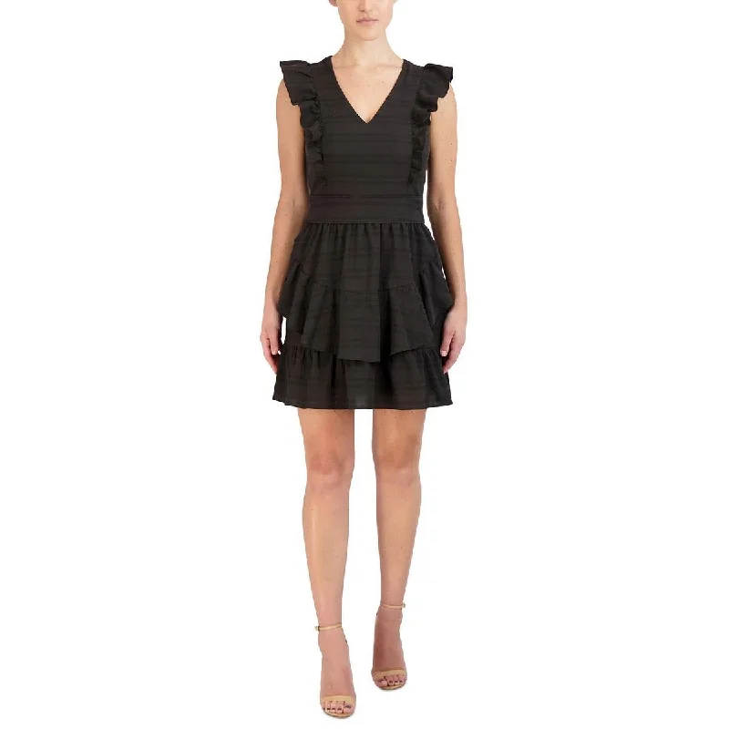 Weekend Deals You’ve Been Waiting For BCBGeneration Womens Flutter V-Neck Sheath Dress Weekend Deals You’ve Been Waiting For BCBGeneration Womens Flutter V-Neck Sheath Dress