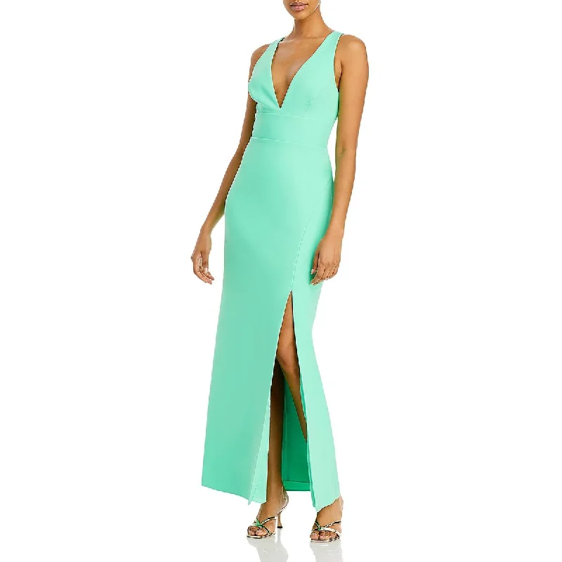Weekend Hot Prices BCBGMAXAZRIA Womens Cut-Out Maxi Evening Dress