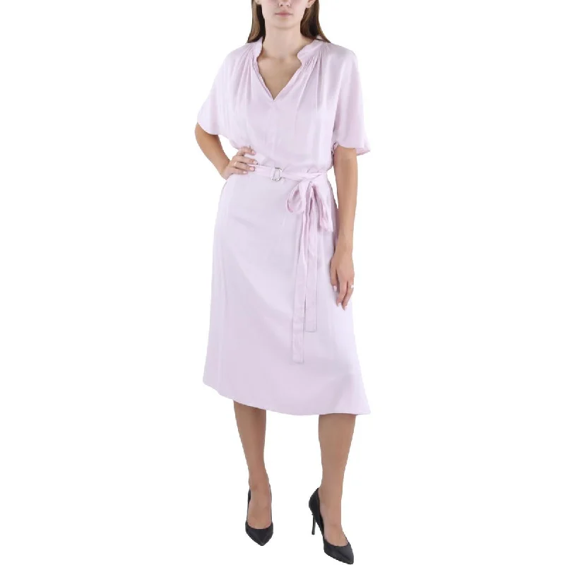 Hot Deals Boss Womens Dalluah Collar Long Maxi Dress