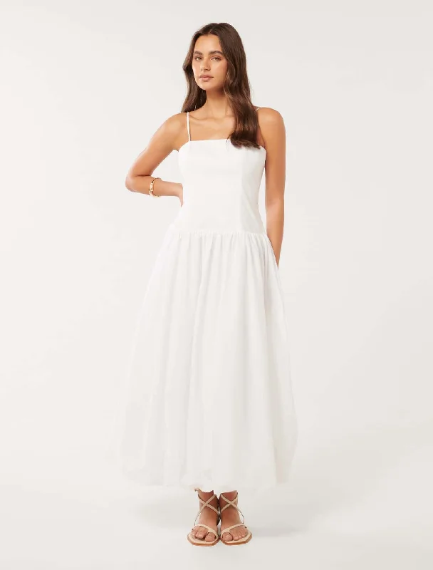 Weekend Discount Rush Camila Bubble Hem Midi Dress