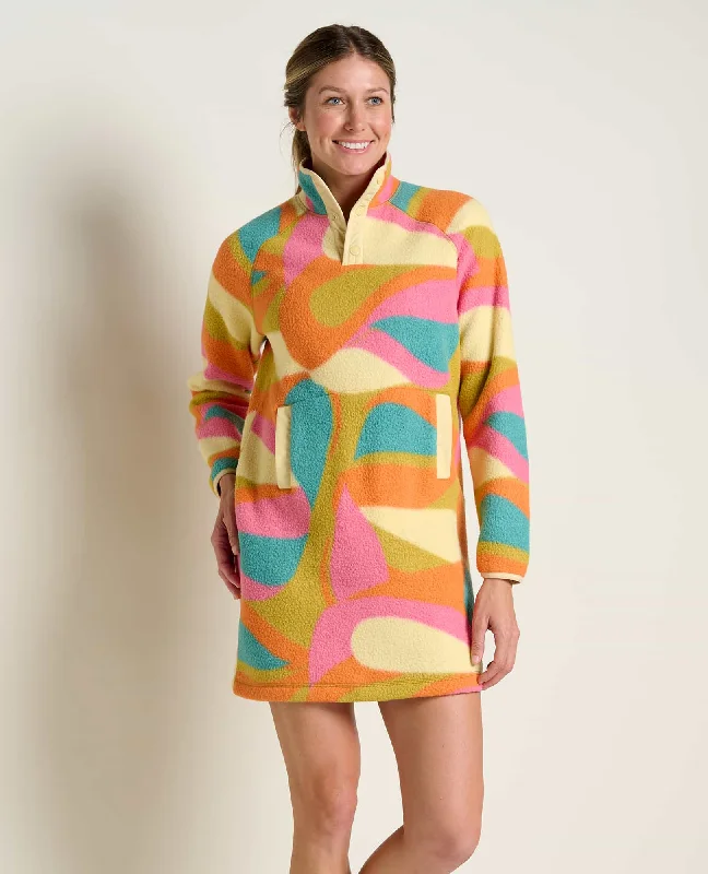 Weekend Bargain Blast Campo Fleece 1/4 Snap Dress