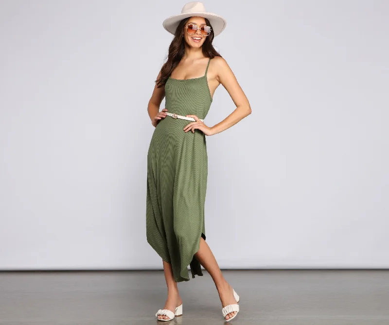 Effortless Vibes Stylish Sleeveless Maxi Dress