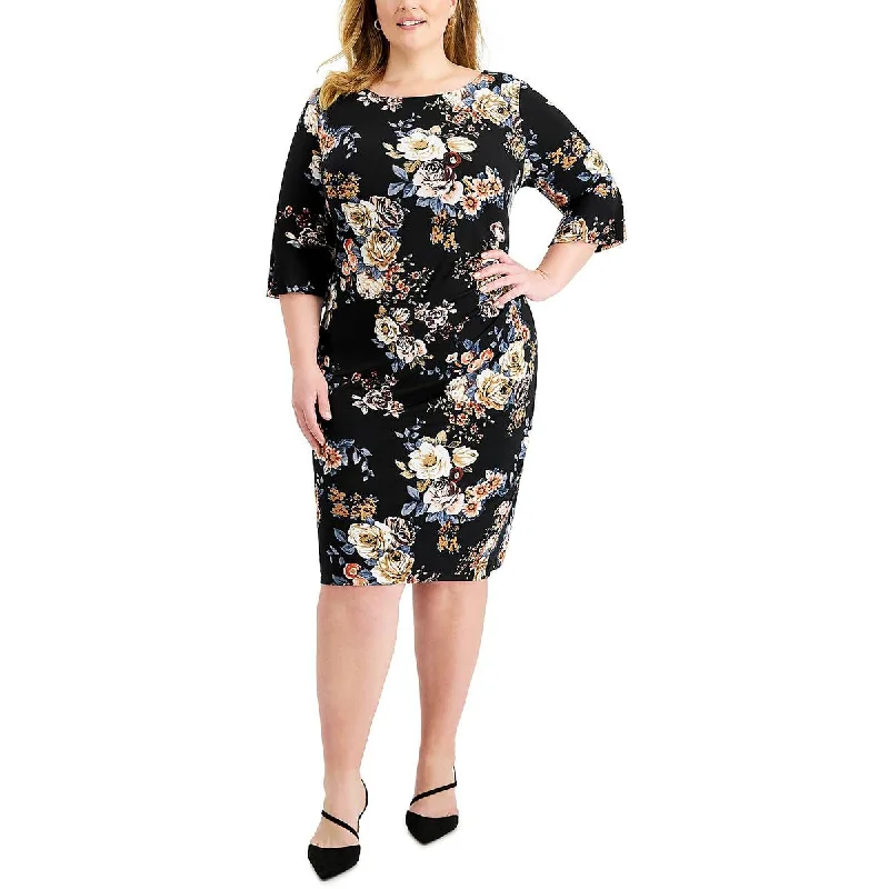 Hurry, Don’t Miss Out Connected Apparel Womens Plus Formal Long Sheath Dress