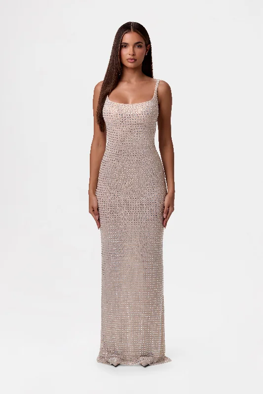 Sale Alert Crystal Tank Maxi Dress