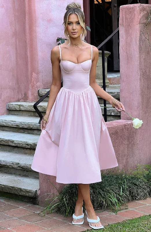Shop More, Save More Daisey Midi Dress - Blush