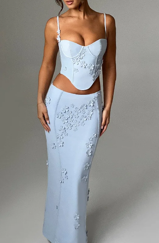 Weekend Shopping Highlights Dalary Maxi Skirt - Blue