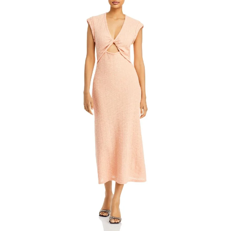 Weekend Sale Day Derek Lam 10 Crosby Womens Barbara Knit Long Midi Dress