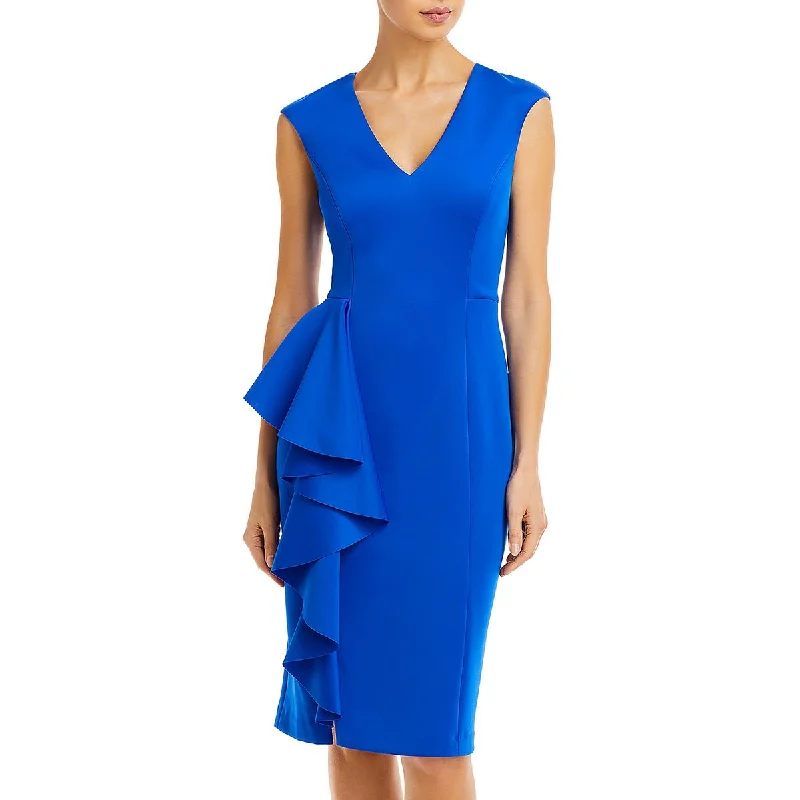 Eliza J Womens Formal Midi Sheath Dress