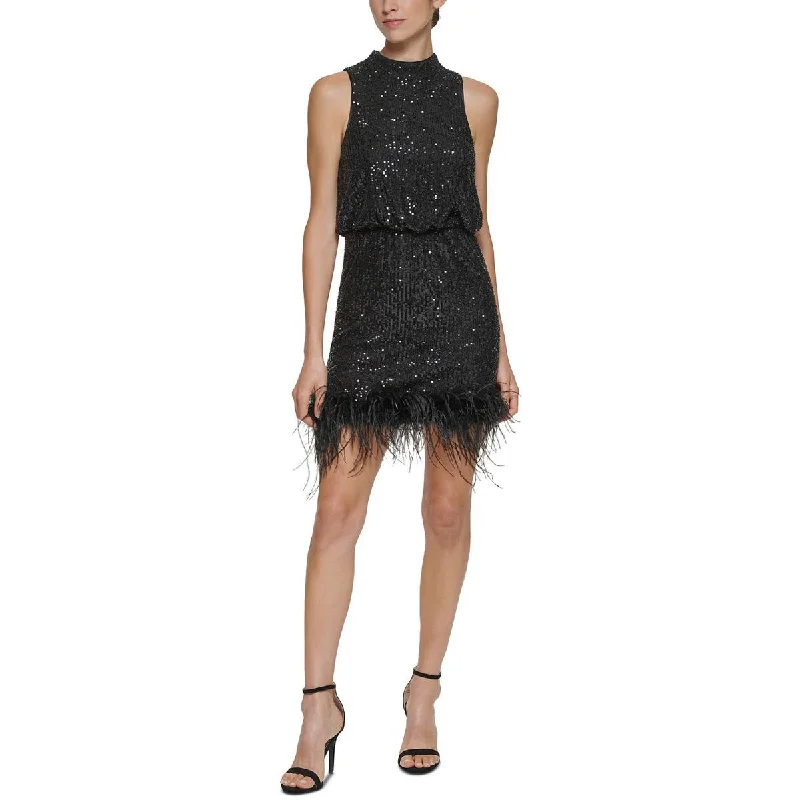 Weekend Price Slash Day Eliza J Womens Sequined  Cocktail and Party Dress
