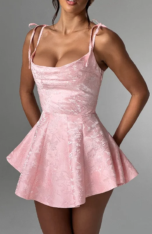 Weekend Bargain Deals Emmie Playsuit Dress - Blush