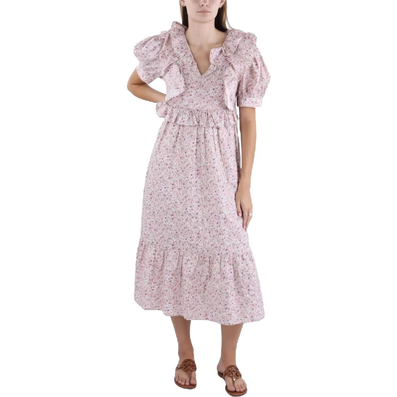 Unbeatable Prices English Factory Womens Ruffled Long Maxi Dress