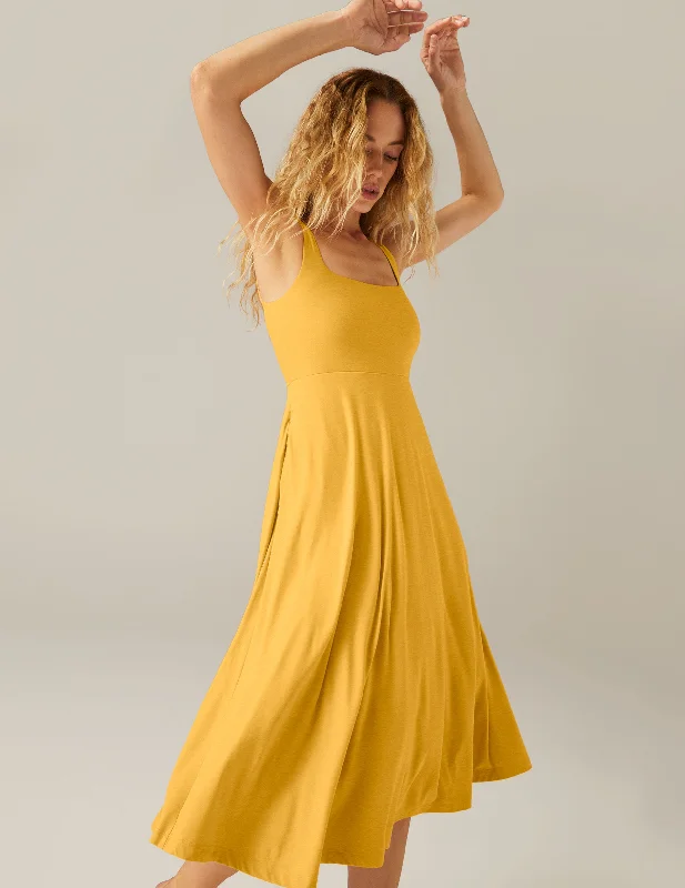 Shop & Save More Featherweight At The Ready Square Neck Dress