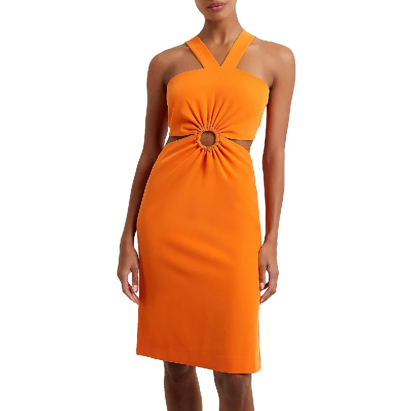 Limited Edition French Connection Womens Cutout Mini Cocktail And Party Dress