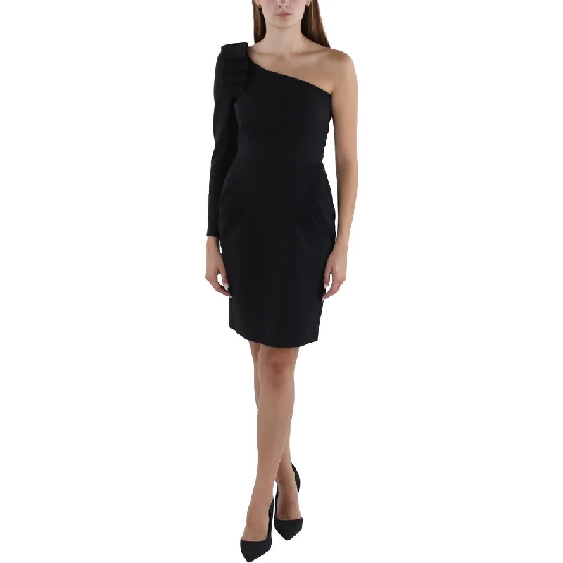 French Connection Womens Pleated Above Knee Cocktail And Party Dress