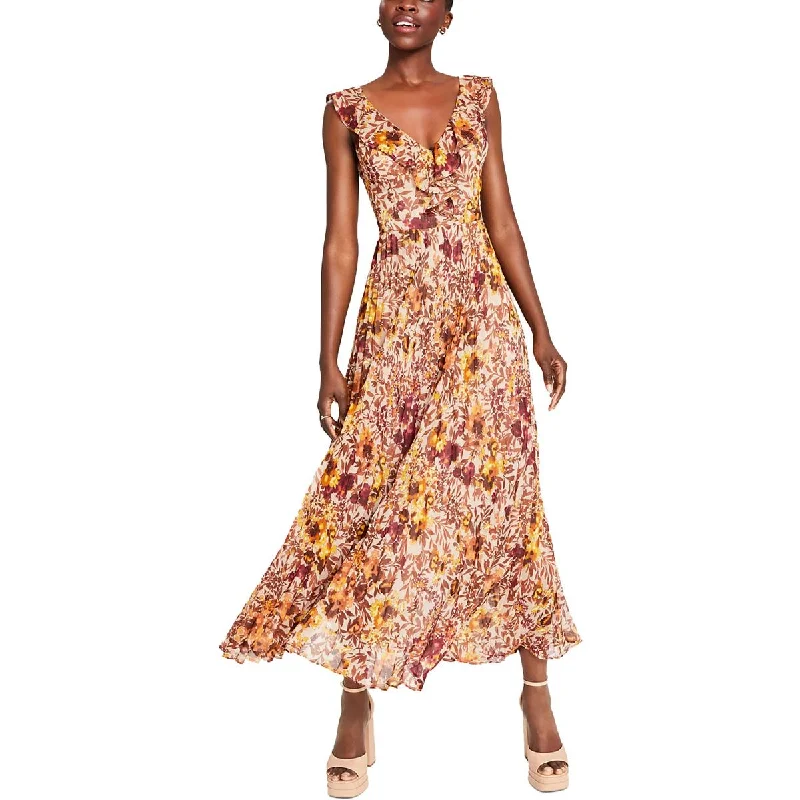 Weekend Super Sale Alert Guess Womens Ruffled Maxi Dress