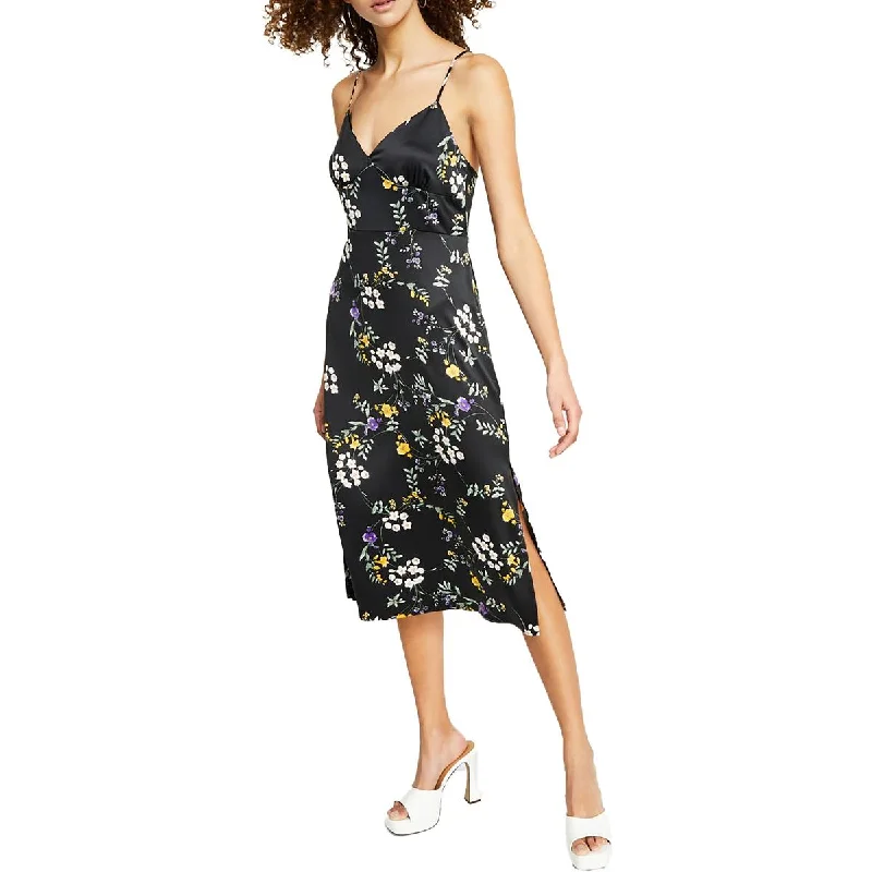 Shop & Save Hippie Rose Womens Juniors Cut-Out Back Calf Midi Dress