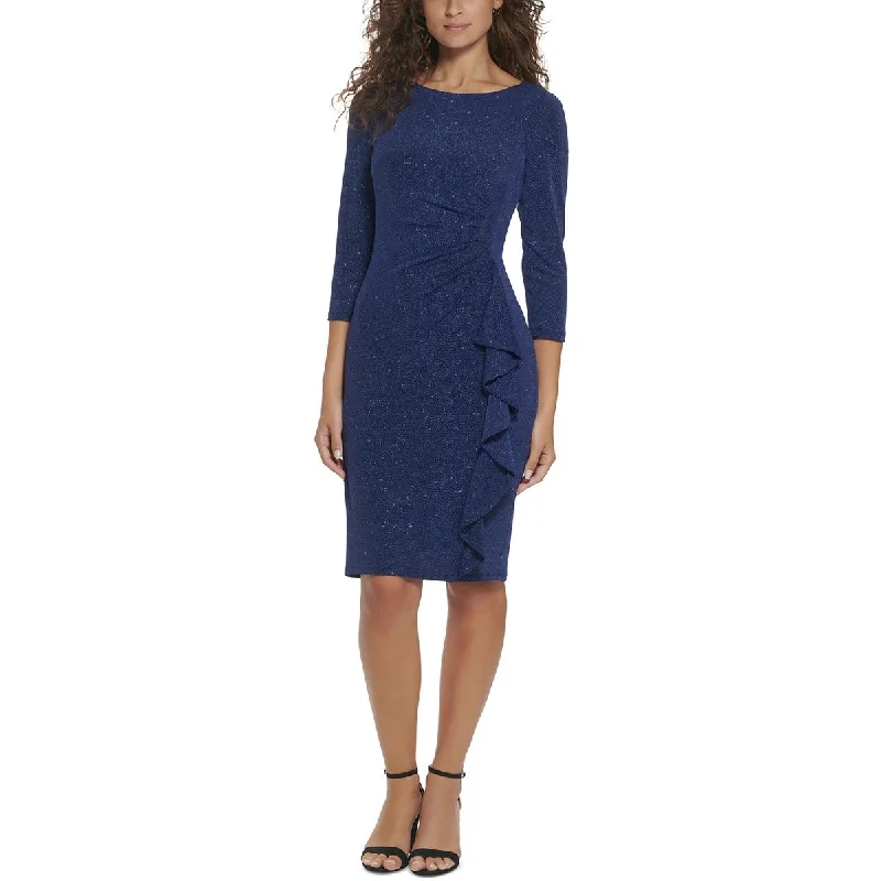 Seasonal Discounts Jessica Howard Womens Gathered Knee Length Cocktail and Party Dress
