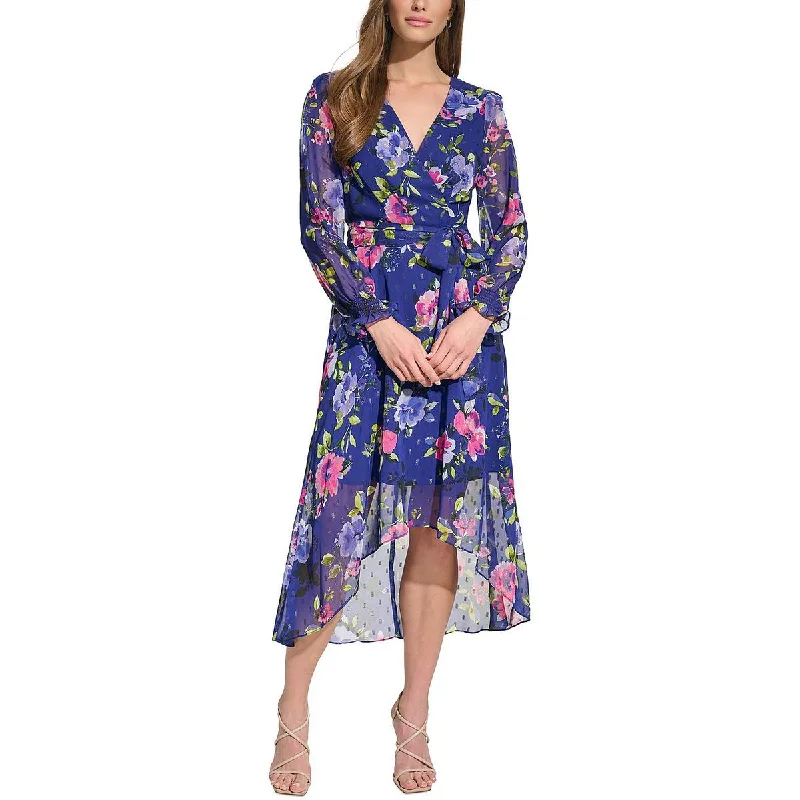 Price Cut Alert Jessica Howard Womens Hi Low Metallic Maxi Dress