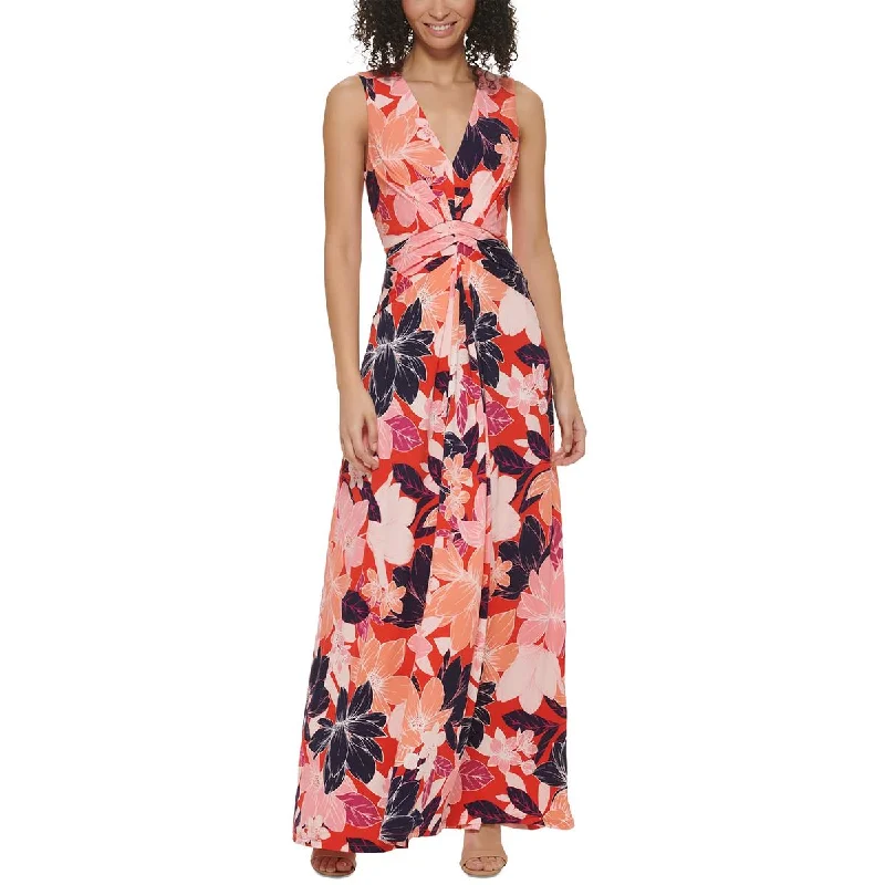 Big Savings Jessica Howard Womens Petites Floral Print  Maxi Dress