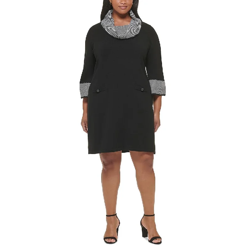 Weekend Offers You Can’t Miss Jessica Howard Womens Plus Cowl Neck Shift Sweaterdress Weekend Offers You Can’t Miss Jessica Howard Womens Plus Cowl Neck Shift Sweaterdress
