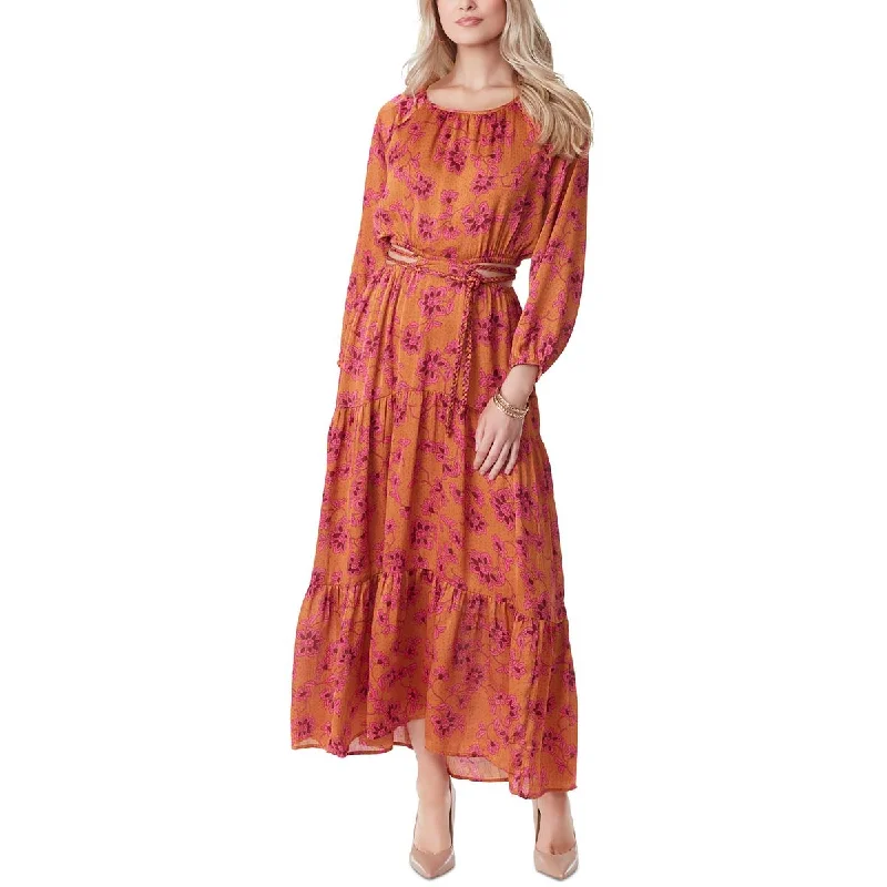 Flash Sale Jessica Simpson Womens Cut Out Tea Length Maxi Dress