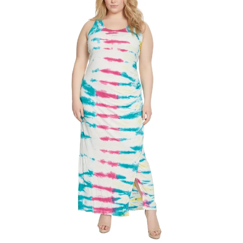 Weekend Special Jessica Simpson Womens Plus Tie Dye Maxi Maxi Dress