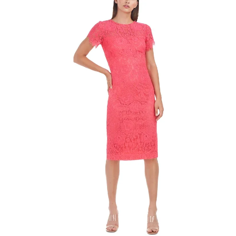 One-Stop Shop Sale JS Collections Womens Solid Lace Cocktail And Party Dress