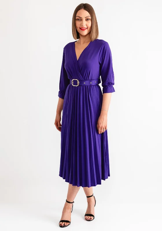 Kate & Pippa Positano Midi Dress, Purple Multi